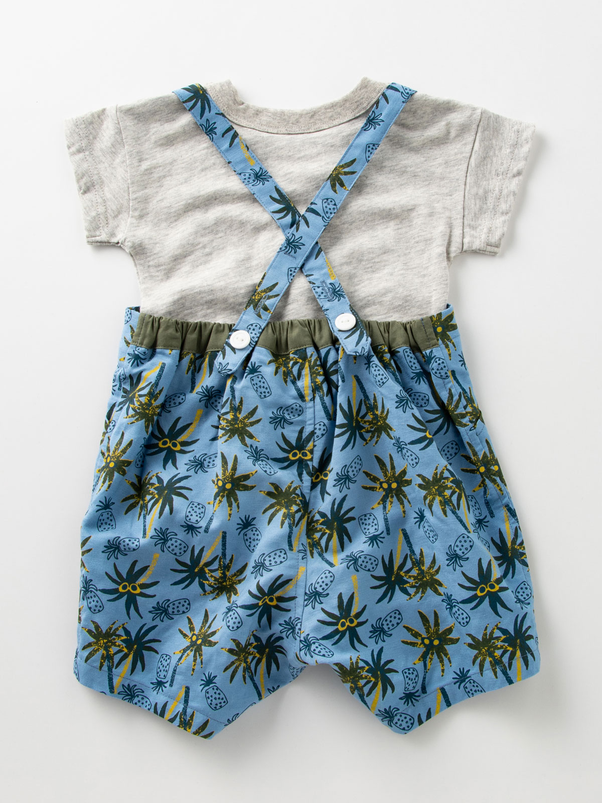 ロンパース・カバーオール|Ampersand（アンパサンド）ボディ＆オーバーオール2点セット