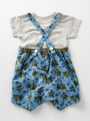 ロンパース・カバーオール|Ampersand（アンパサンド）ボディ＆オーバーオール2点セット