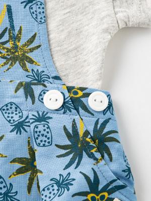 ロンパース・カバーオール|Ampersand（アンパサンド）ボディ＆オーバーオール2点セット