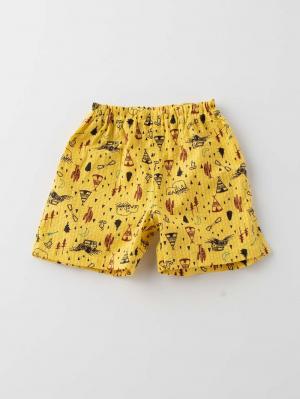 ベビー パンツ|Ampersand（アンパサンド）アウトドア柄Tシャツ＆パンツ2点セット|ネイビー