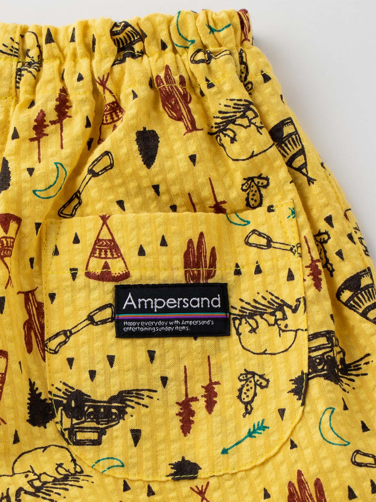 ベビー パンツ|Ampersand（アンパサンド）アウトドア柄Tシャツ＆パンツ2点セット