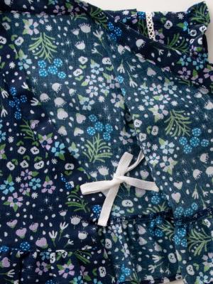 甚平・浴衣|Ampersand（アンパサンド）小花柄フリルスカート甚平