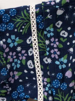 甚平・浴衣|Ampersand（アンパサンド）小花柄フリルスカート甚平