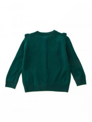 ベビー アウター|【ベビー服】Seraph（セラフ）肩フリルニットカーディガン