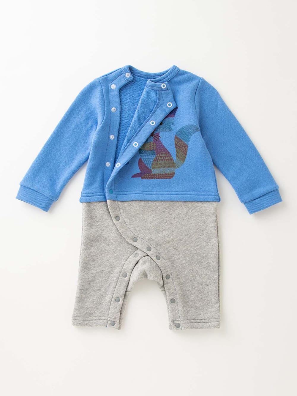 ロンパース・カバーオール|【BITZ】レイヤードカバーオール