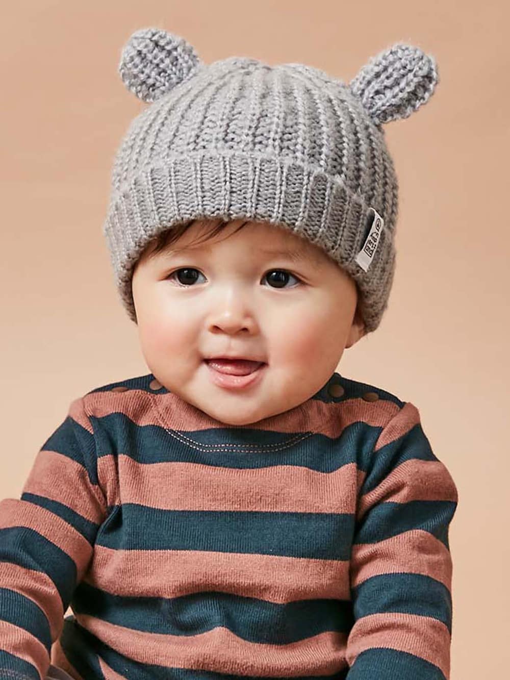 Ampersand モチーフニット帽 ベビー 新生児 服 ベビー用品通販 エンジェリーベ 公式 Ampersand モチーフニット帽 ベビー 新生児 服 ベビー用品通販 エンジェリーベ 公式