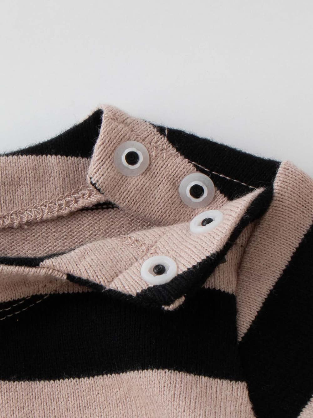 ロンパース・カバーオール|La Stella（ラ ステラ）ボーダーレイヤードボディ