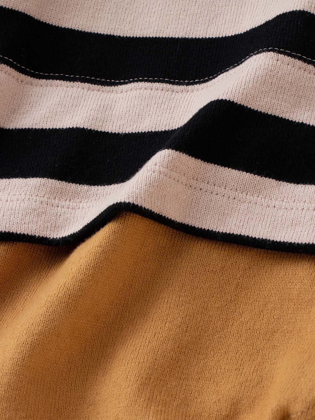 ロンパース・カバーオール|La Stella（ラ ステラ）ボーダーレイヤードボディ