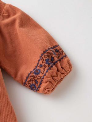 アウトレット|La Stella（ラ ステラ）刺繍チュニック＆ブルマ2点セット