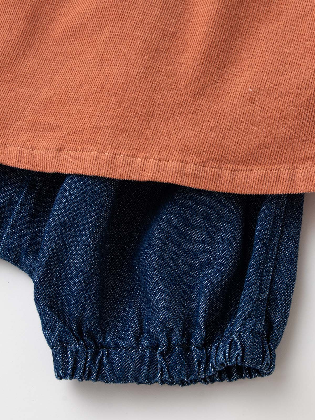 アウトレット|La Stella（ラ ステラ）刺繍チュニック＆ブルマ2点セット