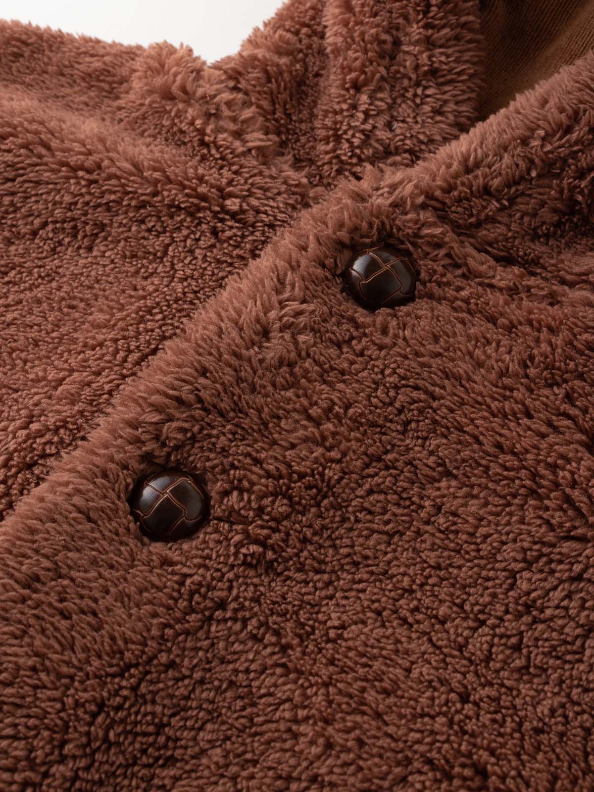 ベビー アウター|La Stella（ラ ステラ）ボアミミ付フードマント