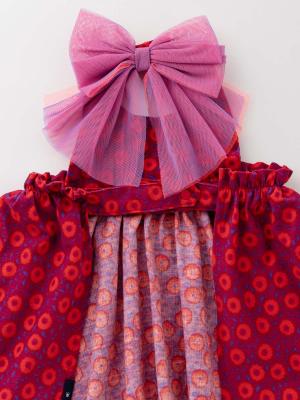 スタイ（よだれかけ）|Caldia（カルディア）シャツコール小花エプロンスタイ