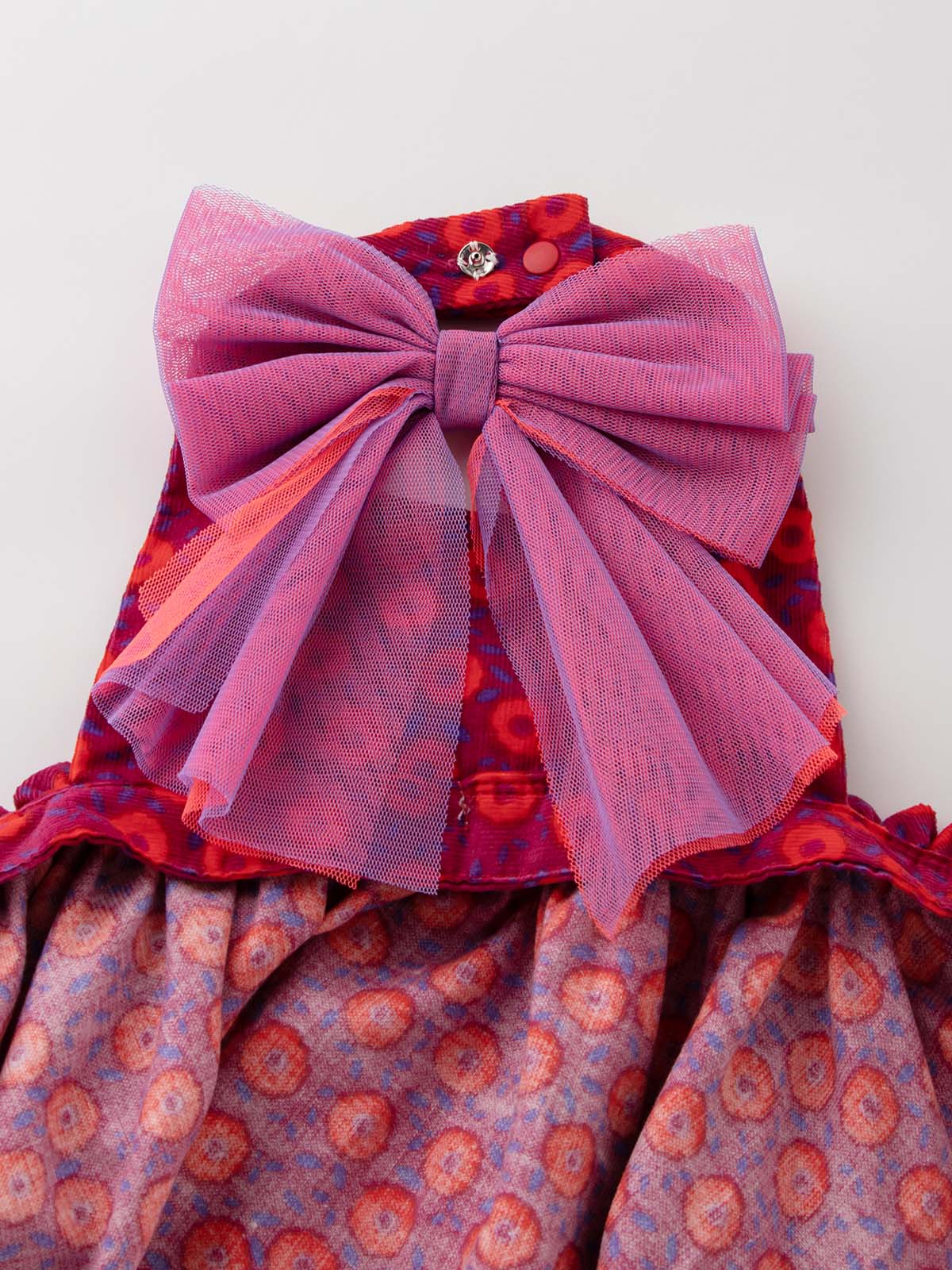 スタイ（よだれかけ）|Caldia（カルディア）シャツコール小花エプロンスタイ