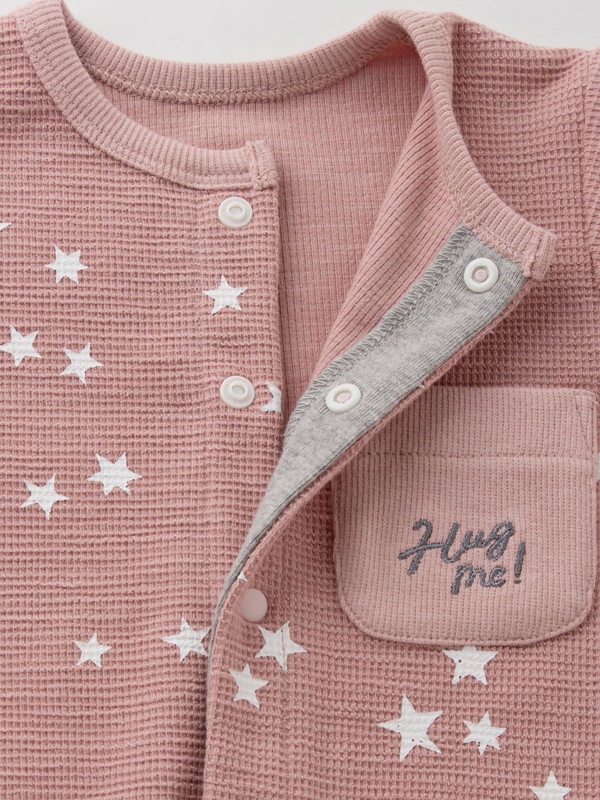 ロンパース・カバーオール|moc mof（モクモフ）ワッフル星柄ロンパース