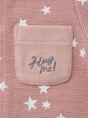 ロンパース・カバーオール|moc mof（モクモフ）ワッフル星柄ロンパース