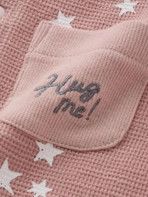 ロンパース・カバーオール|moc mof（モクモフ）ワッフル星柄ロンパース