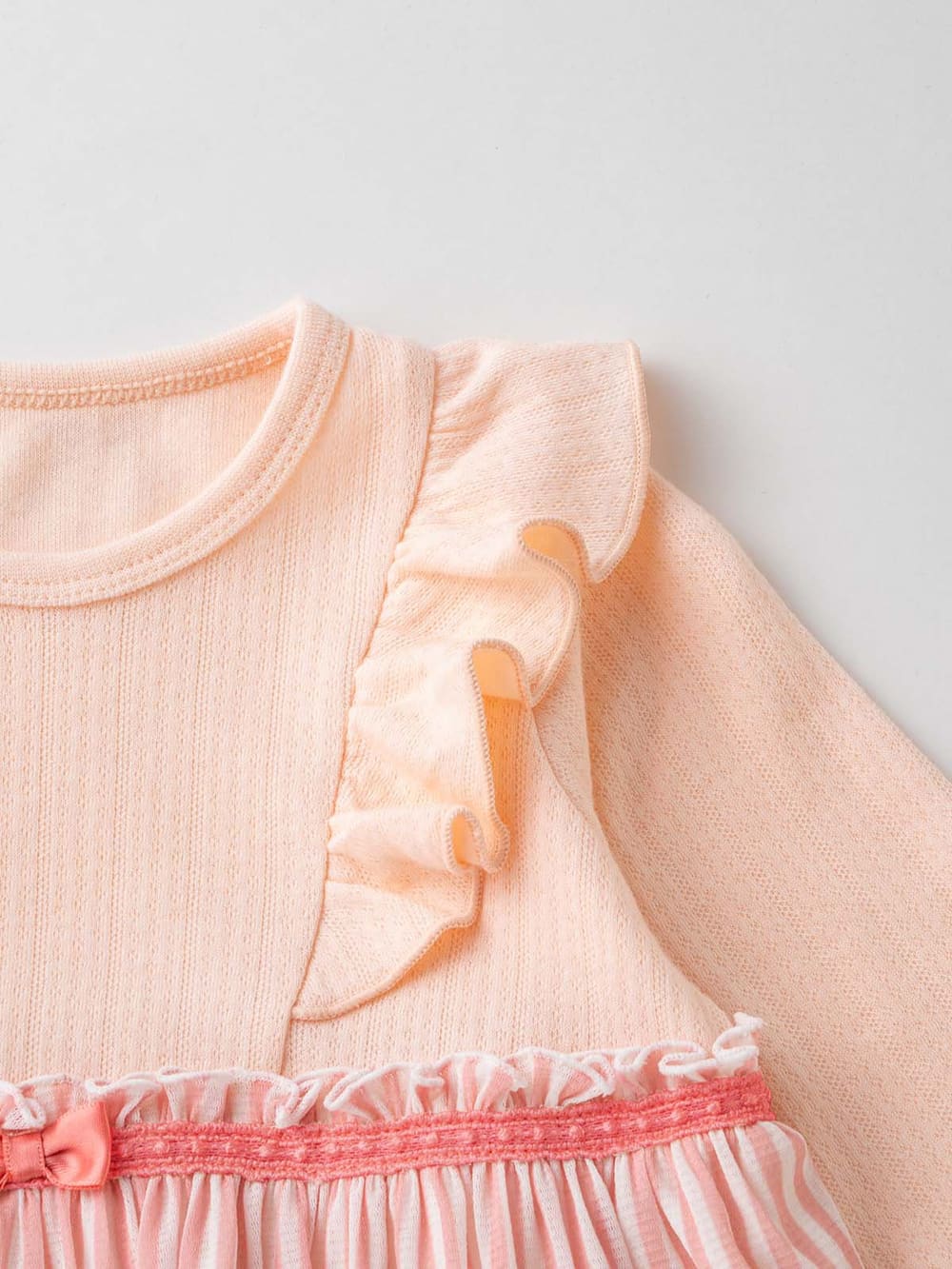 ロンパース・カバーオール|Kids zoo（キッズズー）ストライプスカート付カバーオール