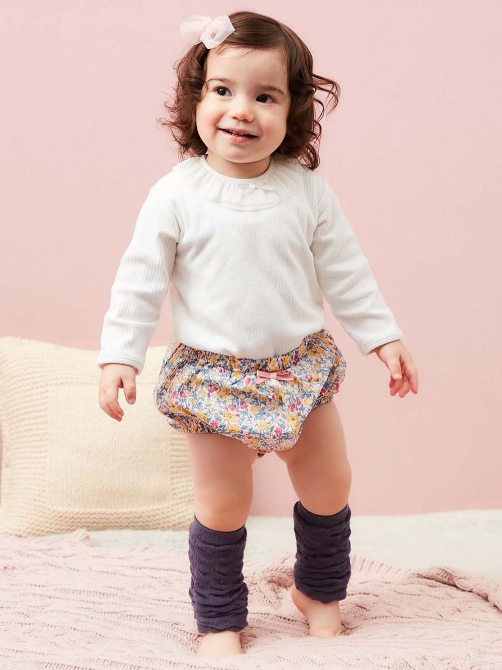 ロンパース カバーオール Angeliebeオリジナル 親子コーデ可 フリル衿テレコボディ ベビー服 新生児服 ベビー用品通販 エンジェリーベ 公式