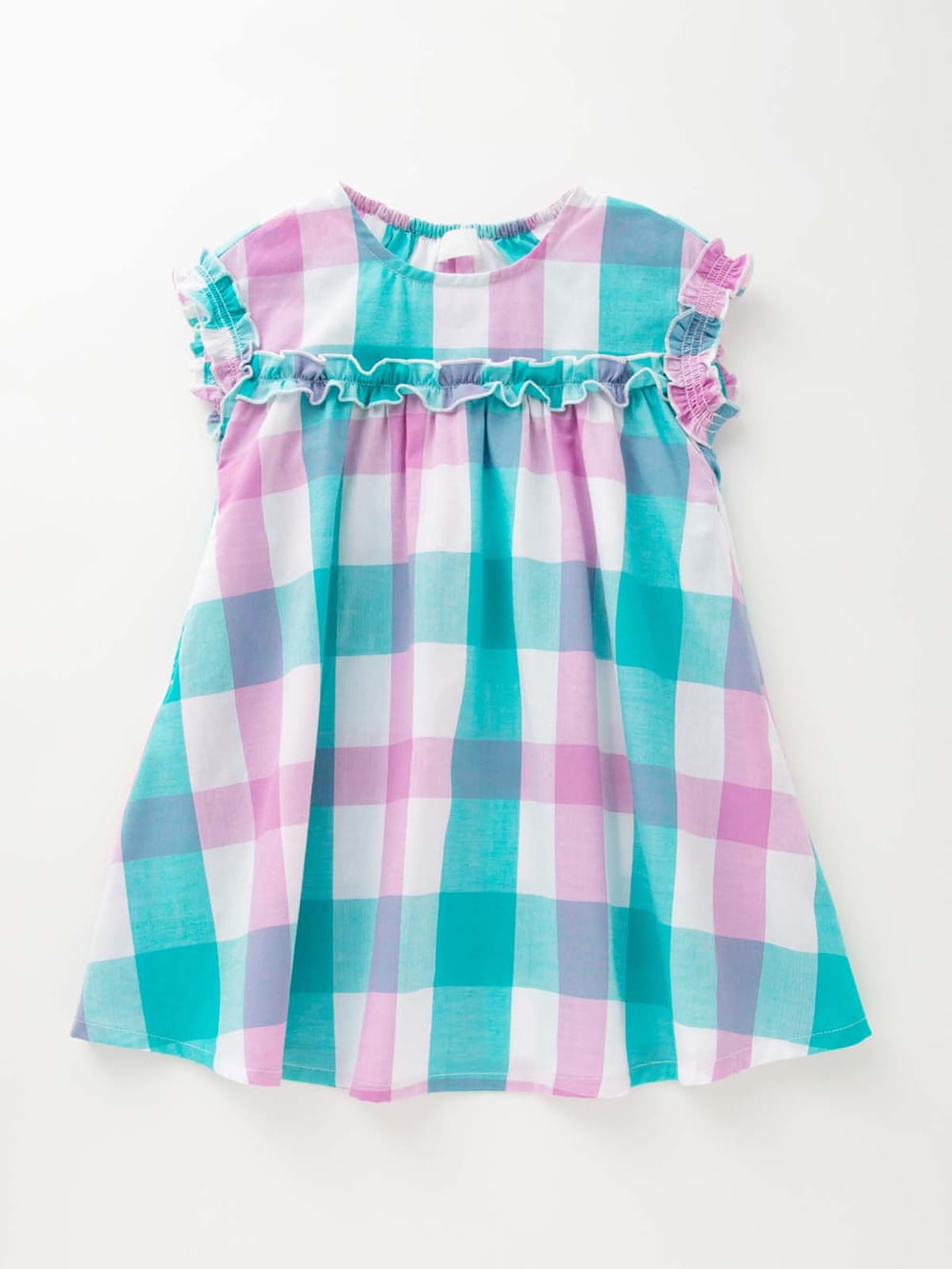 ベビー ワンピース Seraph セラフ 先染めチェックワンピース ベビー 新生児 服 ベビー用品通販 エンジェリーベ 公式