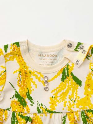 ベビートップス|maarook（マルーク）ミモザトップス＆ブルマ2点セット