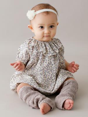 ロンパース・カバーオール|Boribon oeuf（ボリボンウーフ）フリル衿付きロンパース|キナリ