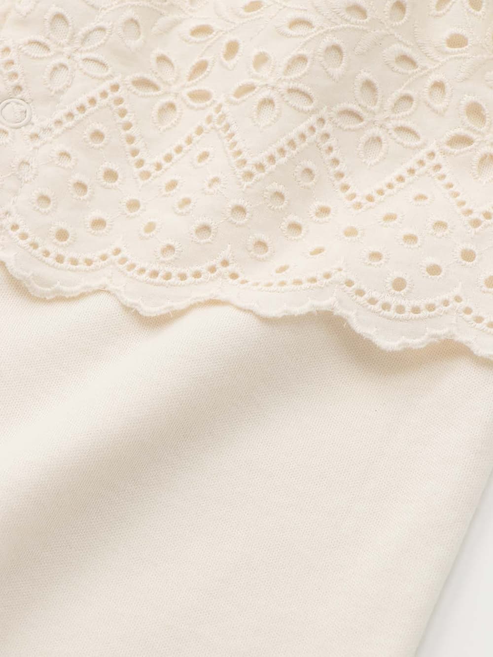 日本製 Boribon Oeuf オーガニックコットンレースセレモニードレス ベビー 新生児 服 ベビー用品通販 エンジェリーベ 公式