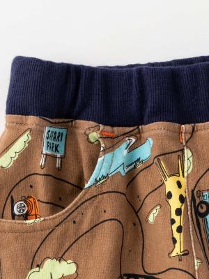 ベビー パンツ|moujonjon（ムージョンジョン）プリント6分丈パンツ