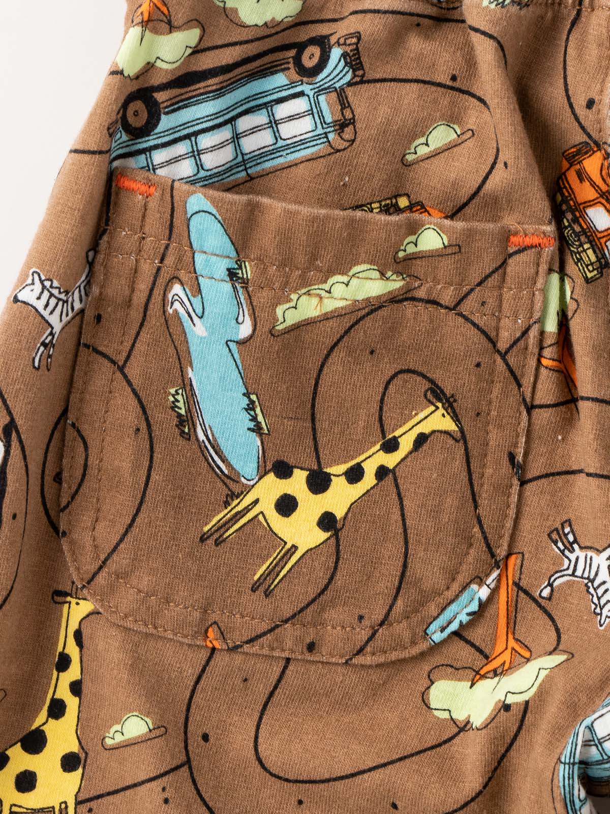 ベビー パンツ|moujonjon（ムージョンジョン）プリント6分丈パンツ