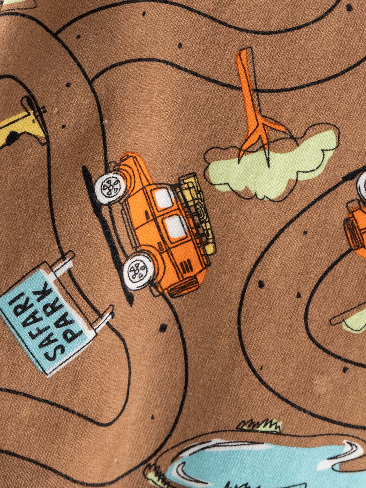 ベビー パンツ|moujonjon（ムージョンジョン）プリント6分丈パンツ