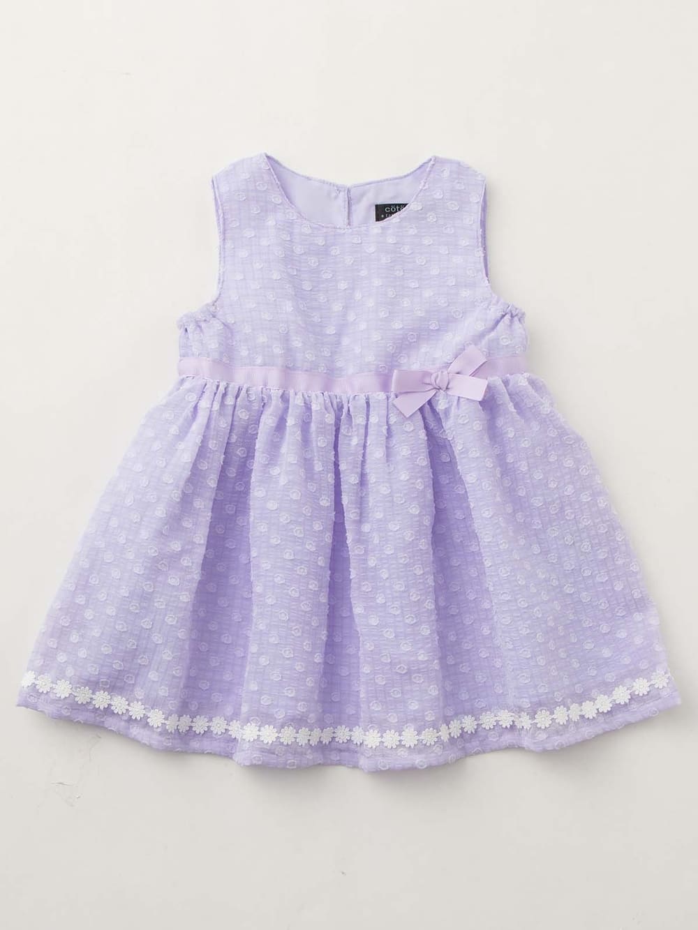 ベビー ワンピース Coto Cotte ドット柄シフォンワンピース ベビー 新生児 服 ベビー用品通販 エンジェリーベ 公式