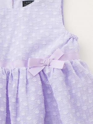 ベビー ワンピース|coto cotte（コトコト）ドット柄シフォンワンピース