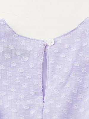 ベビー ワンピース|coto cotte（コトコト）ドット柄シフォンワンピース