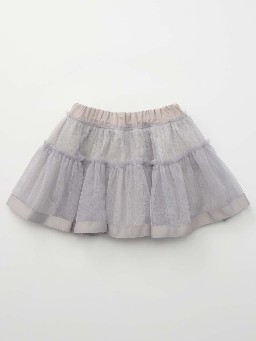 ベビー スカート|coto cotte（コトコト）ティアードチュチュスカート|グレー