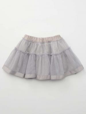 ベビー スカート|coto cotte（コトコト）ティアードチュチュスカート|グレー