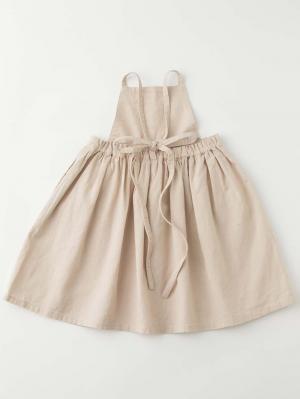 ベビー ワンピース|CLOUDY FINE LATER（クラウディファインレター）コットンリネンエプロンワンピース