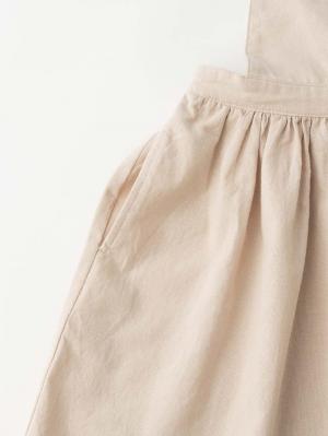 ベビー ワンピース|CLOUDY FINE LATER（クラウディファインレター）コットンリネンエプロンワンピース