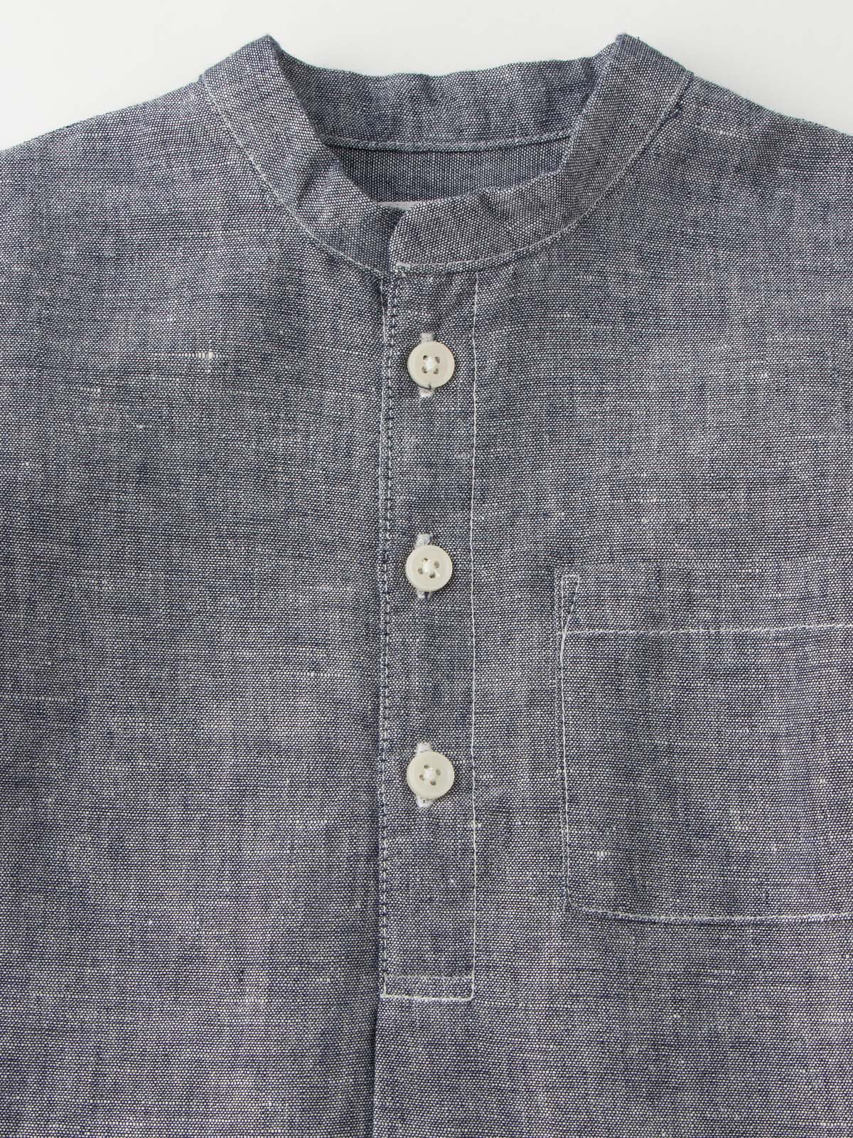 ベビートップス|ヘンリーネックシャツ