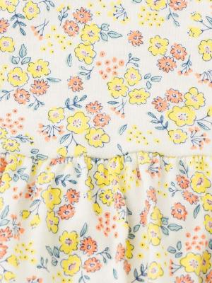 ベビー ワンピース|Seraph（セラフ）花柄ギャザーワンピース