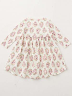 ベビー ワンピース|Seraph（セラフ）花柄ギャザーワンピース