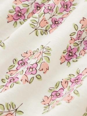 ベビー ワンピース|Seraph（セラフ）花柄ギャザーワンピース