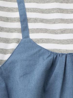 ベビー ワンピース|Seraph（セラフ）ボーダードッキングキャミワンピース