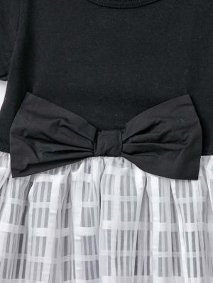 ベビー ワンピース|【FORTYONE】チェックシフォンワンピース