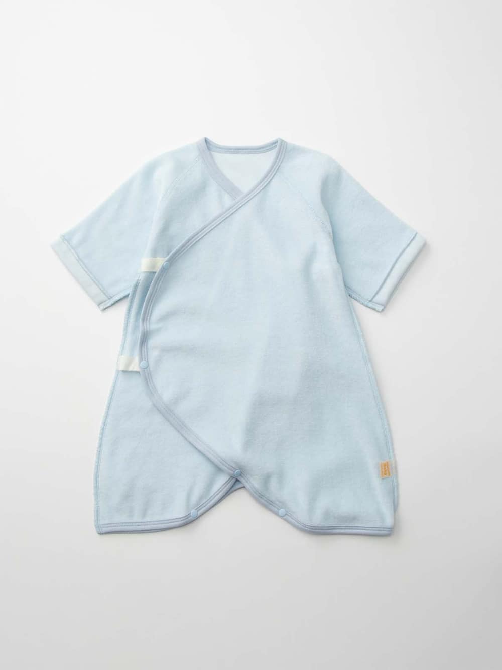 出産準備|【日本製】ANGELIEBEオリジナル  シンカーパイル出産準備肌着15点セット|サックス