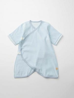 出産準備|【日本製】ANGELIEBEオリジナル  シンカーパイル出産準備肌着15点セット|サックス