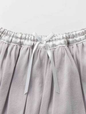 ベビー スカート|ANGELIEBEオリジナル  ブルマ付チュールスカート|ペールグレー