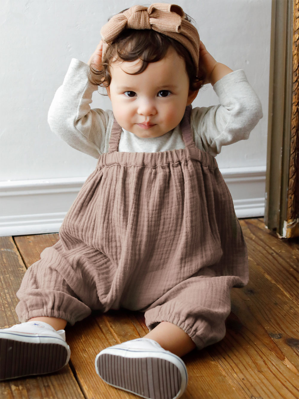 ロンパース カバーオール 親子コーデ可 Angeliebeオリジナル ぷくぷくダブルガーゼ オールインワン ベビー服 新生児服 ベビー用品通販 エンジェリーベ 公式