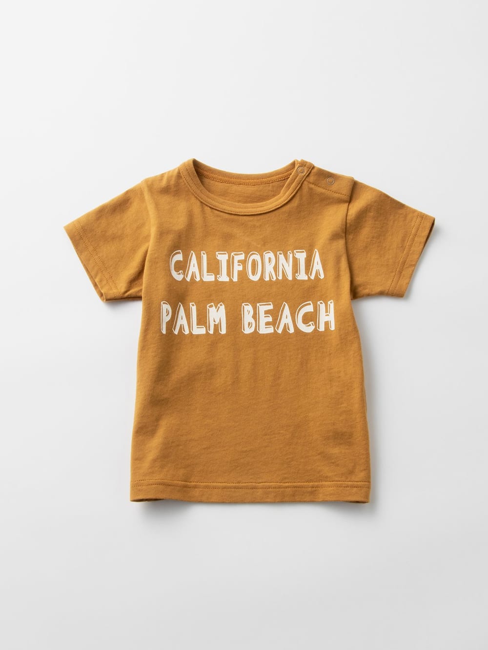 ベビートップス|Ampersand（アンパサンド）プリントＴシャツ＆ボタニカルパンツ2点セット|ベージュ