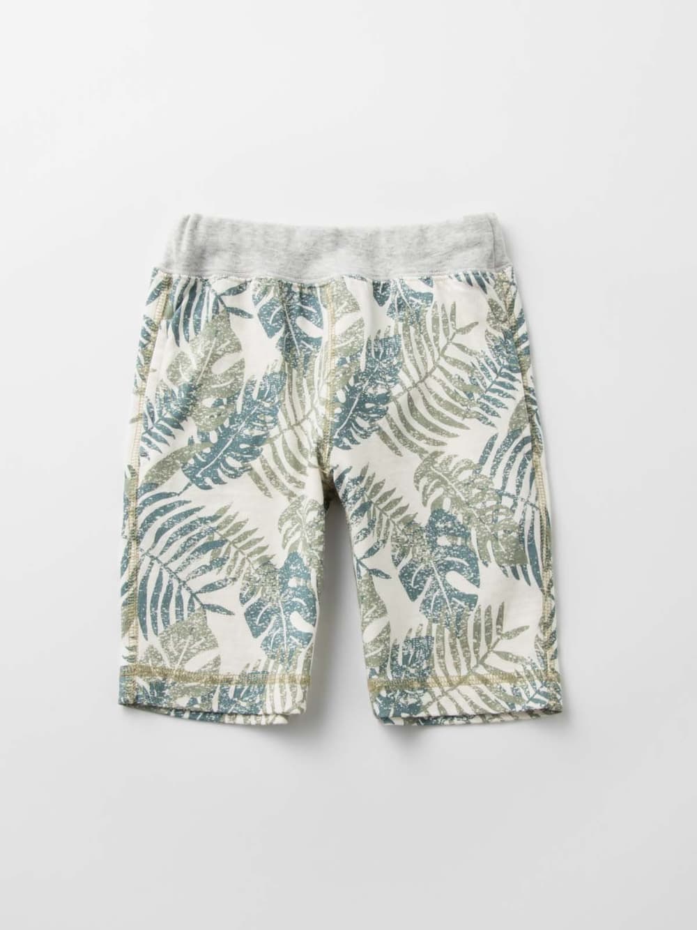 ベビートップス|Ampersand（アンパサンド）プリントＴシャツ＆ボタニカルパンツ2点セット|ベージュ