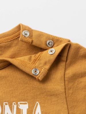 ベビートップス|Ampersand（アンパサンド）プリントＴシャツ＆ボタニカルパンツ2点セット