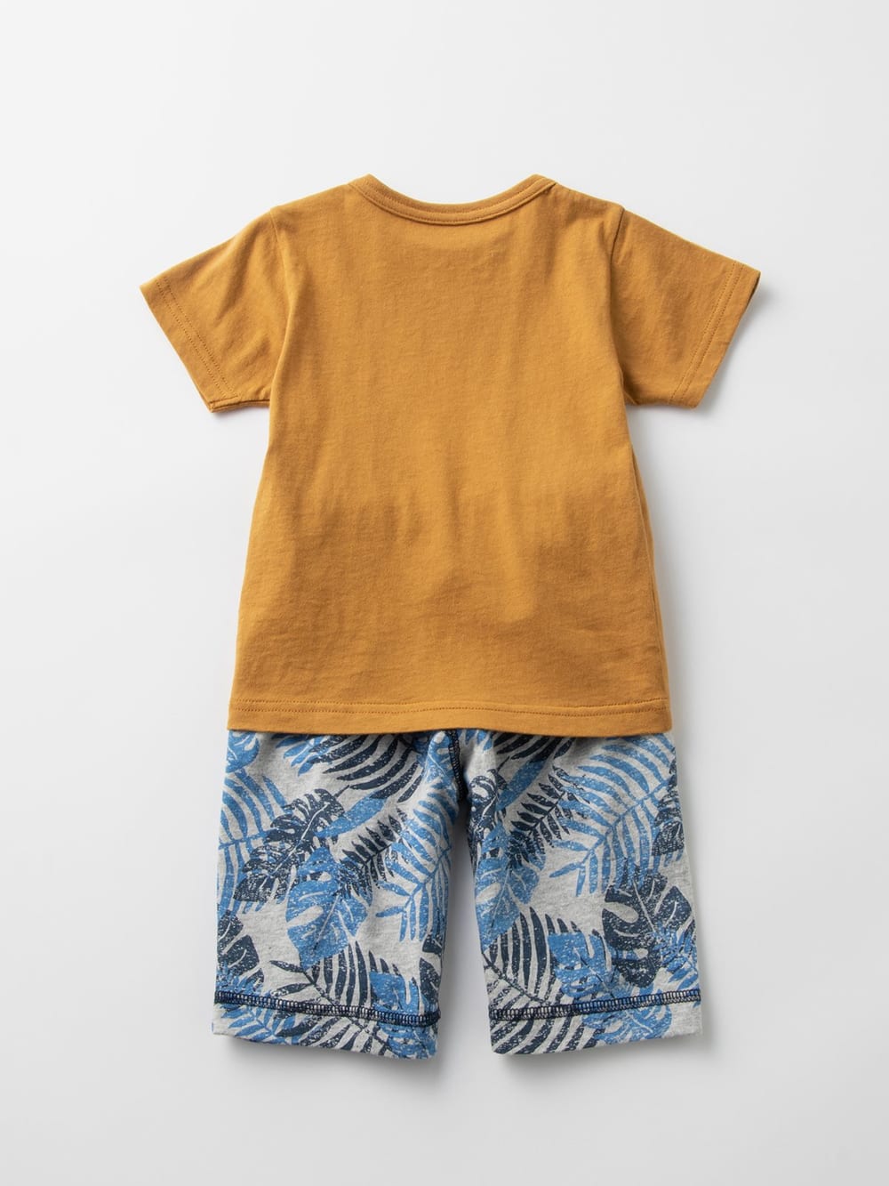 ベビートップス|Ampersand（アンパサンド）プリントＴシャツ＆ボタニカルパンツ2点セット